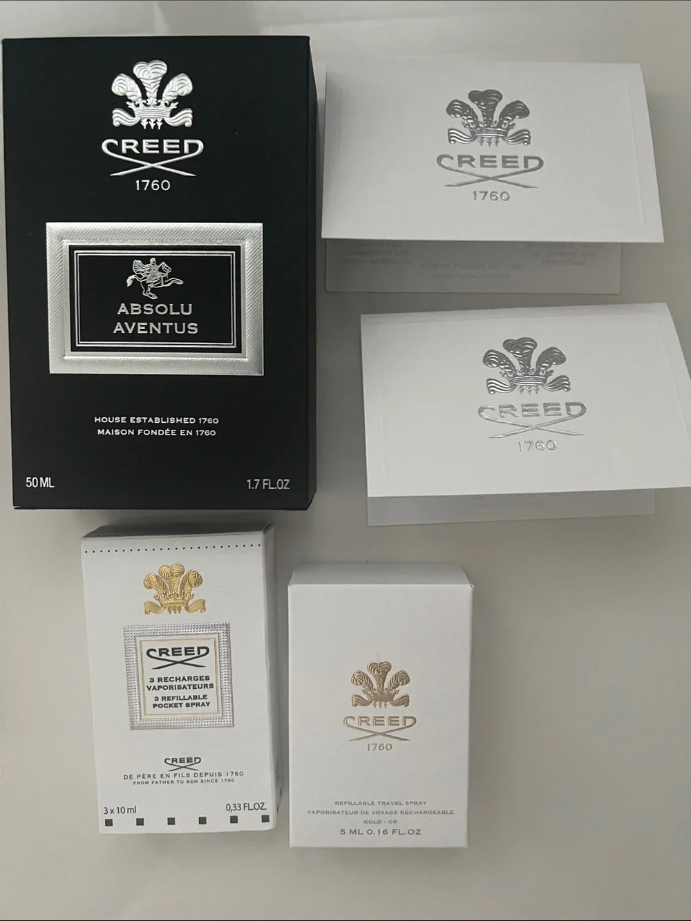 Creed White & Gold Branded Gift Ensemble